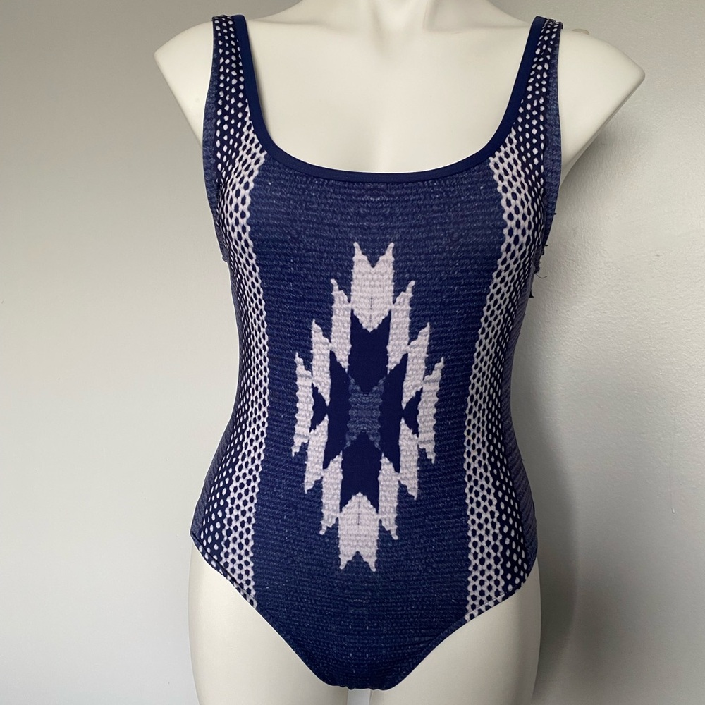 Rip Curl Navy Blue One-Piece Swimsuit